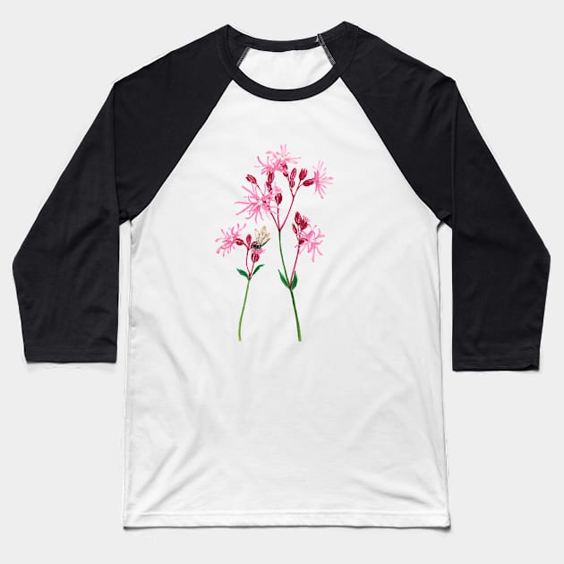 November 8th birthday flower Baseball T-Shirt by birthflower